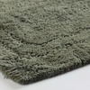 Superior Non-Slip 2 Piece Bath Rug Set, Ultra Plush, Soft, and Absorbent 100% Combed Cotton Pile – Traditional Oval Bath Mat Set, Forest Green(Forest Green)