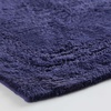 Superior Non-Slip 2 Piece Bath Rug Set, Ultra Plush, Soft, and Absorbent 100% Combed Cotton Pile – Traditional Oval Bath Mat Set, Forest Green(Navy Blue)