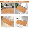 Superior Non-Slip Cotton Checkered Bath Rug Set with Spray Latex Backing, 20″ x 30″, 24″ x 36″, 2-Pieces, Sapphire(Rust – Chk)