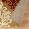 Superior Danvers Collection Area Rug, Modern Elegant Damask Pattern, 10mm Pile with Jute Backing, Affordable Contemporary Rugs – Brown, 4′ x 6′ Rug(Brown)