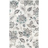Superior Danvers Collection Area Rug, Modern Elegant Damask Pattern, 10mm Pile with Jute Backing, Affordable Contemporary Rugs – Brown, 4′ x 6′ Rug(Deep Royal)