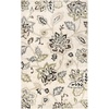 Superior Danvers Collection Area Rug, Modern Elegant Damask Pattern, 10mm Pile with Jute Backing, Affordable Contemporary Rugs – Brown, 4′ x 6′ Rug(Multi-colored)