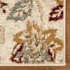 Superior Danvers Collection Area Rug, Modern Elegant Damask Pattern, 10mm Pile with Jute Backing, Affordable Contemporary Rugs – Brown, 4′ x 6′ Rug(Stone – Z)