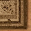 Superior Indoor Area Rug, Jute Backing, Traditional Farmhouse Floral Block, Ideal for Entryway, Living Room, Kitchen, Bedroom, Hallway, Floor Cover, Ruban Collection, 5′ x 8′, Taupe(Beige Brown)