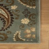 Superior Indoor Area Rug, Jute Backing, Traditional Farmhouse Floral Block, Ideal for Entryway, Living Room, Kitchen, Bedroom, Hallway, Floor Cover, Ruban Collection, 5′ x 8′, Taupe(Slate – Z)