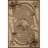Superior Indoor Area Rug, Jute Backing, Traditional Farmhouse Floral Block, Ideal for Entryway, Living Room, Kitchen, Bedroom, Hallway, Floor Cover, Ruban Collection, 5′ x 8′, Taupe(Rinceau – Taupe)