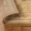 Superior Indoor Area Rug, Jute Backing, Traditional Farmhouse Floral Block, Ideal for Entryway, Living Room, Kitchen, Bedroom, Hallway, Floor Cover, Ruban Collection, 5′ x 8′, Taupe(Brown – Z)
