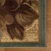 Superior Indoor Area Rug, Jute Backing, Traditional Farmhouse Floral Block, Ideal for Entryway, Living Room, Kitchen, Bedroom, Hallway, Floor Cover, Ruban Collection, 5′ x 8′, Taupe(Brown Green – Z)