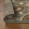 Superior Indoor Area Rug, Jute Backing, Traditional Farmhouse Floral Block, Ideal for Entryway, Living Room, Kitchen, Bedroom, Hallway, Floor Cover, Ruban Collection, 5′ x 8′, Taupe(Slate – Z)