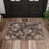 Superior Danvers Collection Area Rug, Modern Elegant Damask Pattern, 10mm Pile with Jute Backing, Affordable Contemporary Rugs – Brown, 4′ x 6′ Rug(Taupe)