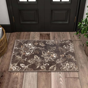 Superior Danvers Collection Area Rug, Modern Elegant Damask Pattern, 10mm Pile with Jute Backing, Affordable Contemporary Rugs – Brown, 4′ x 6′ Rug(Taupe)