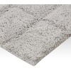 Superior Cotton Washable Bath Rug, Non Slip Runner, 1 Piece Set, Silver | Absorbent Combed Cotton Bath Rug Runner or Rug Set, Bathroom Vanity or Kitchen Sink, Includes One 2 x 5 Feet Checkered Runner