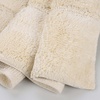 Superior Cotton Washable Bath Rug with Runner Bundle Set, 3 Piece, Ivory | Non slip Highly Absorbent Checkered Design for Double Vanity, Tub or Shower, Set Includes 1 Small Rug, 1 Large Rug, 1 Runner