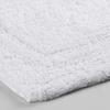 Superior Cotton Washable Bath Rug with Runner Bundle Set, 3 Piece, White | Non slip Highly Absorbent Solid Design for Double Vanity, Tub or Shower, Set Includes 1 Small Rug, 1 Large Rug, 1 Runner