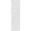 Superior Cotton Washable Bath Rug, Non Slip Runner, 1 Piece Set, White | Absorbent Combed Cotton Bath Rug Runner or Rug Set, Bathroom Vanity or Kitchen Sink, Includes One 2 x 5 Feet Checkered Runner