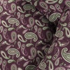 Superior Premium Cotton Flannel Duvet Cover Set, All Season 100% Brushed Cotton Flannel Bedding, 3-Piece Set with Duvet Cover and Pillow Shams – Pumpkin Paisley, Full/Queen(Purple)