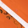 Superior Premium Cotton Flannel Duvet Cover Set, All Season 100% Brushed Cotton Flannel Bedding, 3-Piece Set with Duvet Cover and Pillow Shams – Pumpkin Paisley, Full/Queen(Pumpkin)