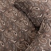 Superior Premium Cotton Flannel Duvet Cover Set, All Season 100% Brushed Cotton Flannel Bedding, 3-Piece Set with Duvet Cover and Pillow Shams – Pumpkin Paisley, Full/Queen(Charcoal)