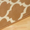 Superior Modern Quatrefoil Indoor Area Rug, Caramel, 2′ x 3′