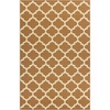 Superior Modern Quatrefoil Indoor Area Rug, Caramel, 2′ x 3′