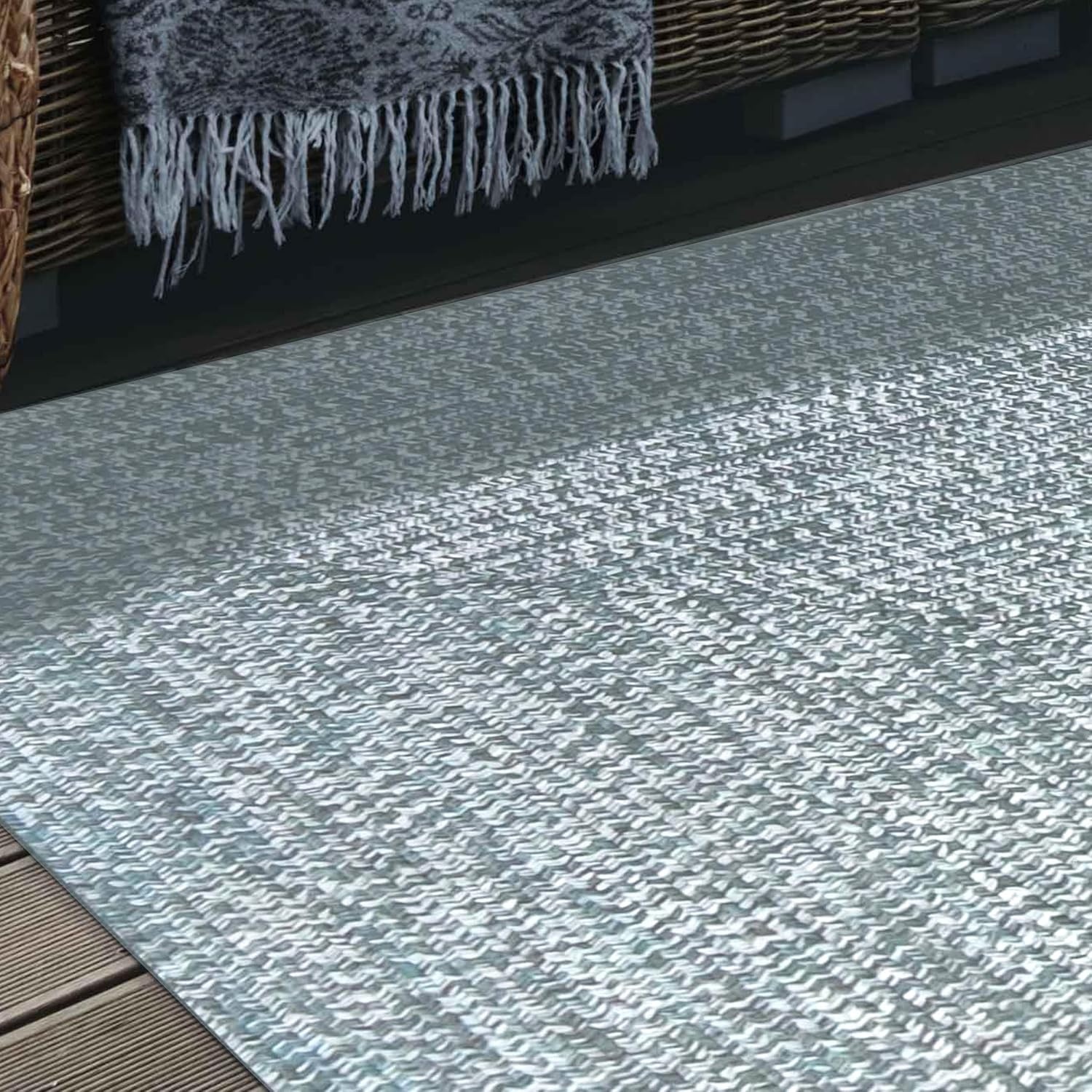 image:imageSuperior Jute Oval Indoor Area Rug GreenLagoon Breezewhite