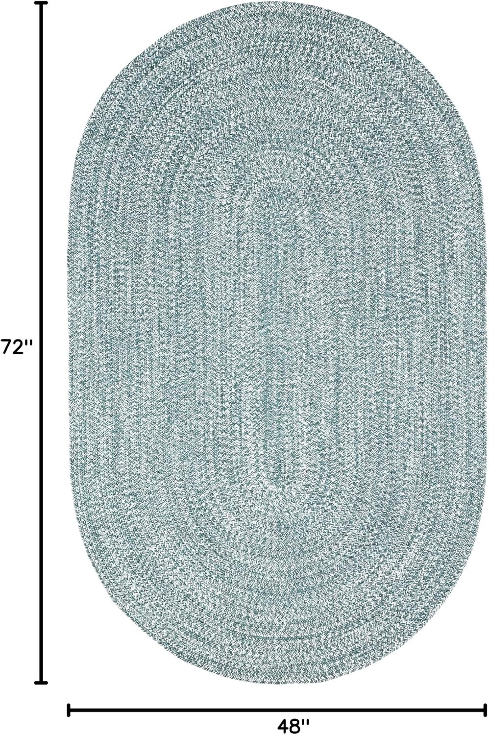 image:imageSuperior Jute Oval Indoor Area Rug GreenLagoon Breezewhite