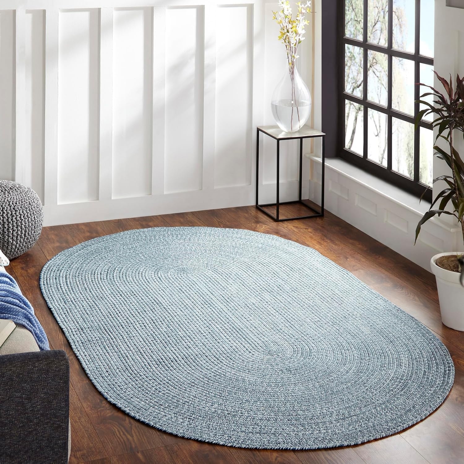 image:imageSuperior Jute Oval Indoor Area Rug GreenLagoon Breezewhite