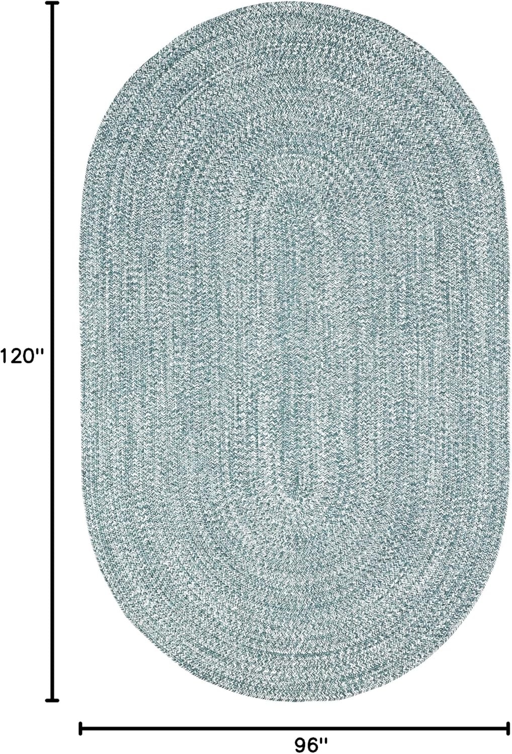 image:imageSuperior Jute Oval Indoor Area Rug GreenLagoon Breezewhite