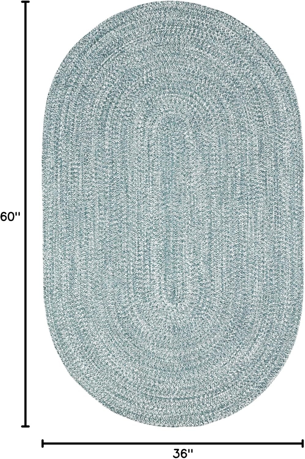 image:imageSuperior Jute Oval Indoor Area Rug GreenLagoon Breezewhite