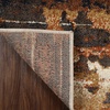 Superior Indoor Area Rug, Jute Backing, Modern Rugs for Family, Kitchen Floors, Office, Plush Floor Cover, Abstract Design, Damara Collection, 8′ x 10′, Cream/Rust