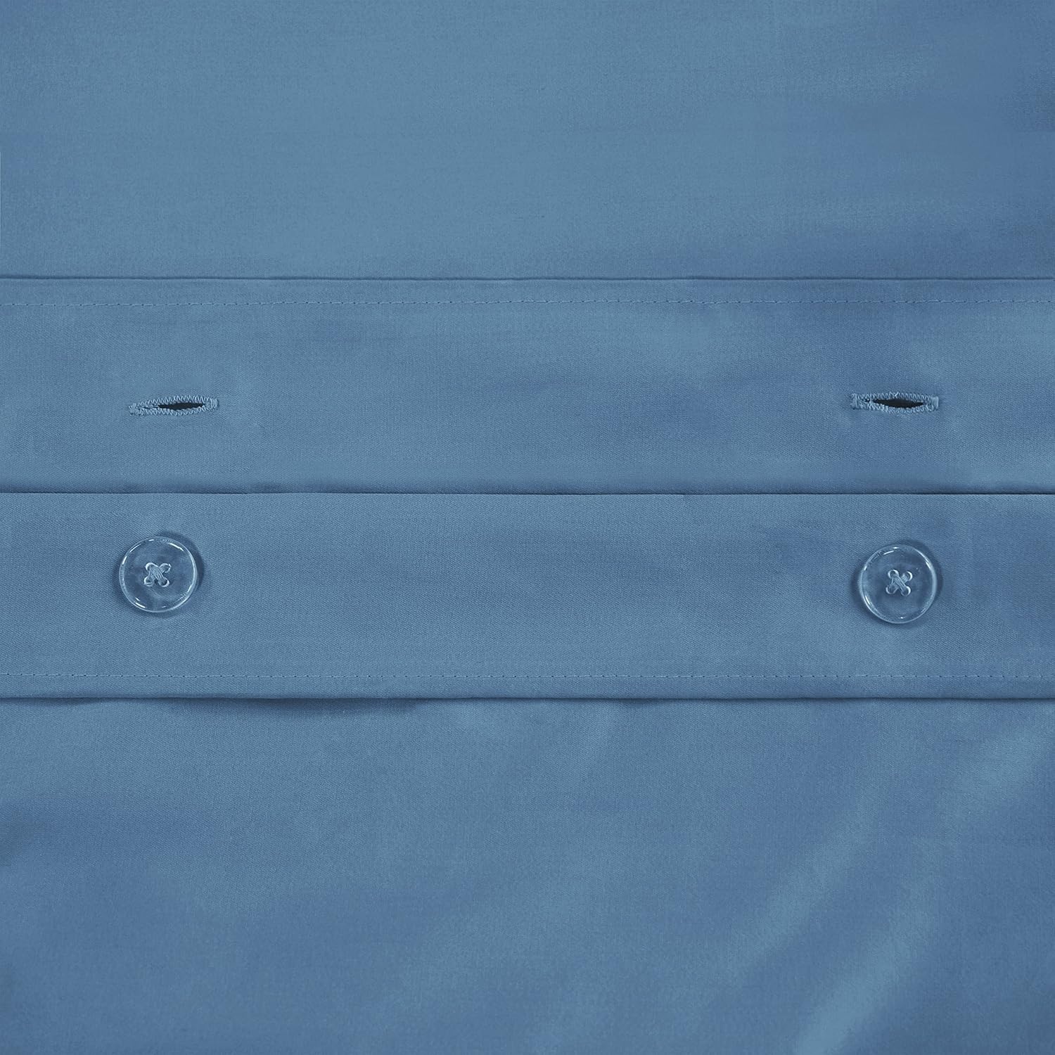 image:imageSuperior Egyptian Cotton 1000 Thread Count Duvet Cover Set Bed Covers Includes 1 Duvet Cover with Button Closure 2 Pillow Shams Oversized Bedding Decor FullQueen GoldMedium Blue
