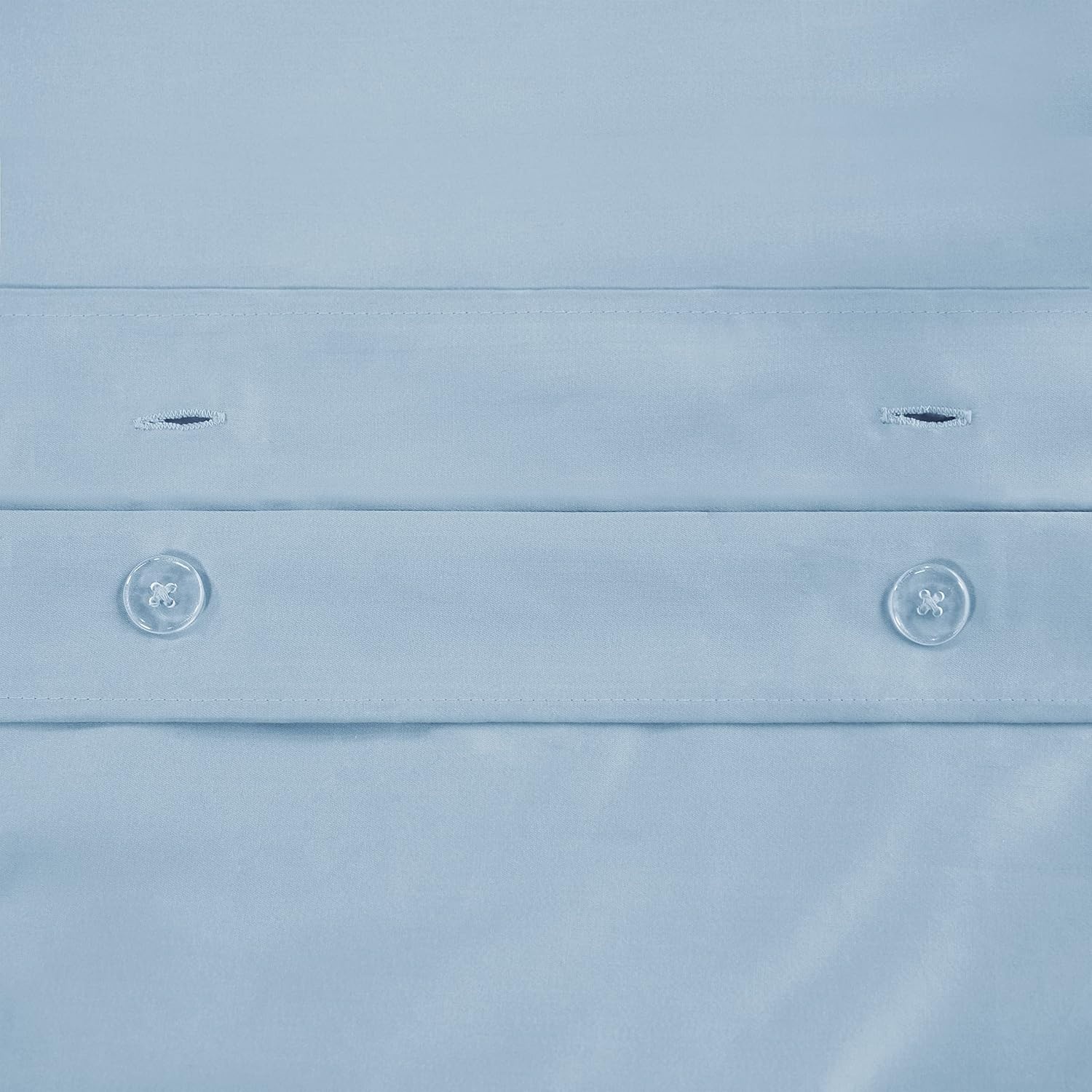 image:imageSuperior Egyptian Cotton 1000 Thread Count Duvet Cover Set Bed Covers Includes 1 Duvet Cover with Button Closure 2 Pillow Shams Oversized Bedding Decor FullQueen GoldLight Blue