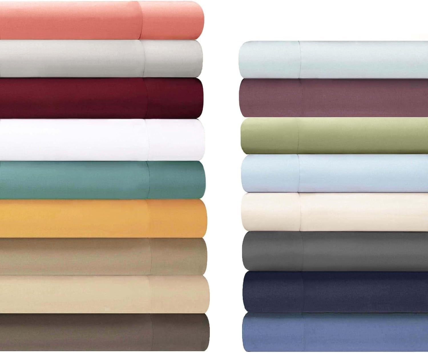 image:imageSuperior Egyptian Cotton 1000 Thread Count Duvet Cover Set Bed Covers Includes 1 Duvet Cover with Button Closure 2 Pillow Shams Oversized Bedding Decor FullQueen GoldIvory