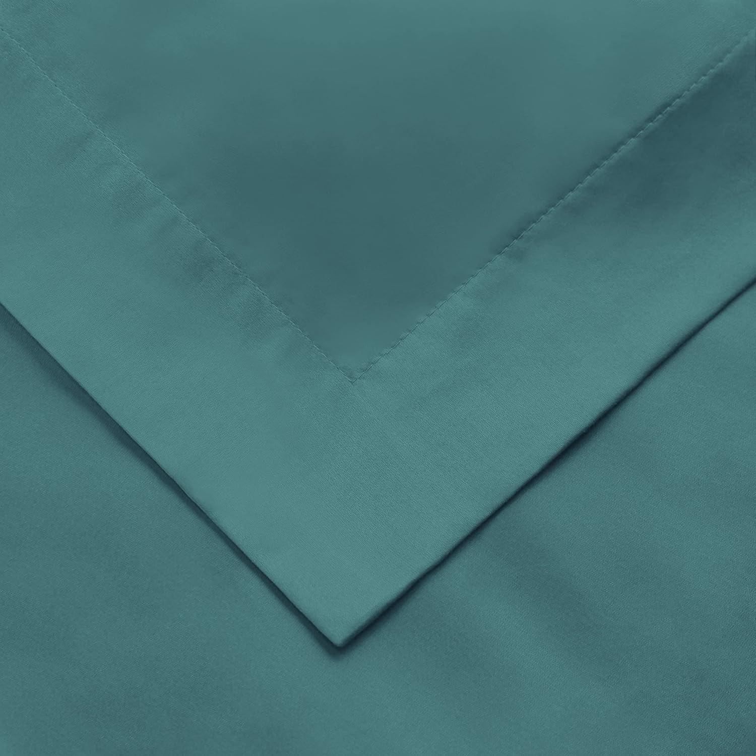 image:imageSuperior Egyptian Cotton 1000 Thread Count Duvet Cover Set Bed Covers Includes 1 Duvet Cover with Button Closure 2 Pillow Shams Oversized Bedding Decor FullQueen GoldDeep Sea