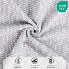 SUPERIOR Clara Cotton Blanket, for Picnic, Beach, Traveling or Camping, Bedroom Decor, Essentials, Cover for Bed, Couch, Lounging, Textured Jacquard, Striped Woven Blanket, Twin, Ivory(Grey)
