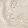 SUPERIOR JENA Cotton Blanket, for Picnic, Beach, Traveling or Camping, Bedroom Decor, Essentials, Cover for Bed, Couch, Lounging, Textured Jacquard, Modern Chevron Woven Blanket, Full/Queen, Ivory(Ivory)