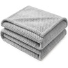 SUPERIOR Lily Pebbled Fluffy Fleece Blanket, Artisanal Popcorn Texture Soft Throw for Couch, Bed and Living Room Decor, Bedroom Essentials, Extra Cozy Fuzzy Warm Cover, King Size, White(Platinum)