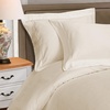 Superior Egyptian Cotton 1000 Thread Count Duvet Cover Set, Bed Covers, Includes 1 Duvet Cover with Button Closure, 2 Pillow Shams, Oversized Bedding Decor, Full/Queen, Gold(Ivory)