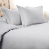 Superior Egyptian Cotton 1000 Thread Count Duvet Cover Set, Bed Covers, Includes 1 Duvet Cover with Button Closure, 2 Pillow Shams, Oversized Bedding Decor, Full/Queen, Gold(Platinum)