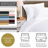 Superior Egyptian Cotton 1000 Thread Count Duvet Cover Set, Bed Covers, Includes 1 Duvet Cover with Button Closure, 2 Pillow Shams, Oversized Bedding Decor, Full/Queen, Gold(Medium Blue)