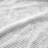 Superior Kacey Ribbed Fluffy Fleece Blanket, Textured Corduroy Style Tailored Throw for Couch, Bed and Living Room Decor, Bedroom Essentials, Cozy Warm Thermal Cover, King Size, White(Platinum)