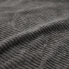 Superior Kacey Ribbed Fluffy Fleece Blanket, Textured Corduroy Style Tailored Throw for Couch, Bed and Living Room Decor, Bedroom Essentials, Cozy Warm Thermal Cover, King Size, White(Charcoal)