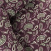 Superior Paisley Flannel Cotton Duvet Cover Set, Warm Fuzzy Comforter Cover, Cozy Soft Floral Bedding Essentials, Secure Button Closure, Includes 1 Duvet Cover, 2 Pillow Shams, Full/Queen, Light Blue(Purple – Z)