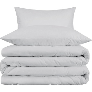 Superior Egyptian Cotton 1000 Thread Count Duvet Cover Set, Bed Covers, Includes 1 Duvet Cover with Button Closure, 2 Pillow Shams, Oversized Bedding Decor, Full/Queen, Gold(Platinum)