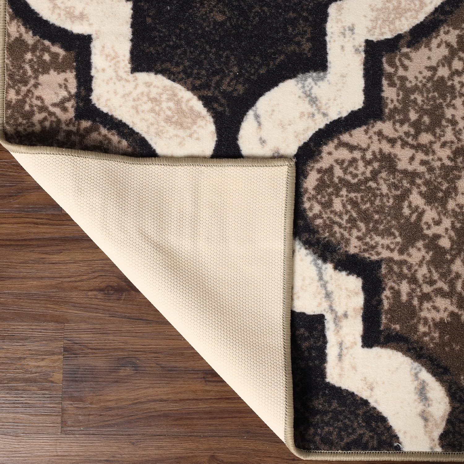 image:imageSuperior Modern Indoor Area Rug Non Slip Rug 8x8 IvoryB Ivory