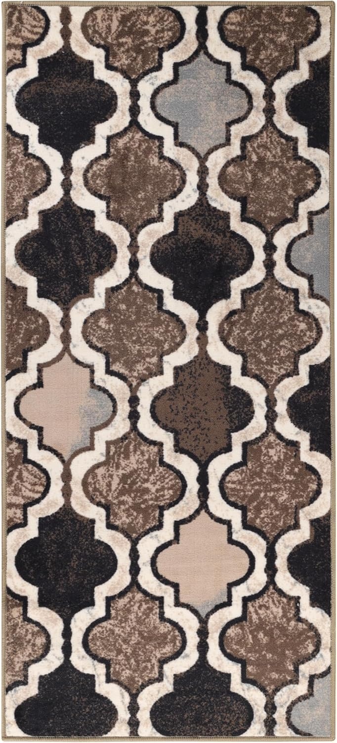 image:imageSuperior Modern Indoor Area Rug Non Slip Rug 8x8 IvoryB Ivory