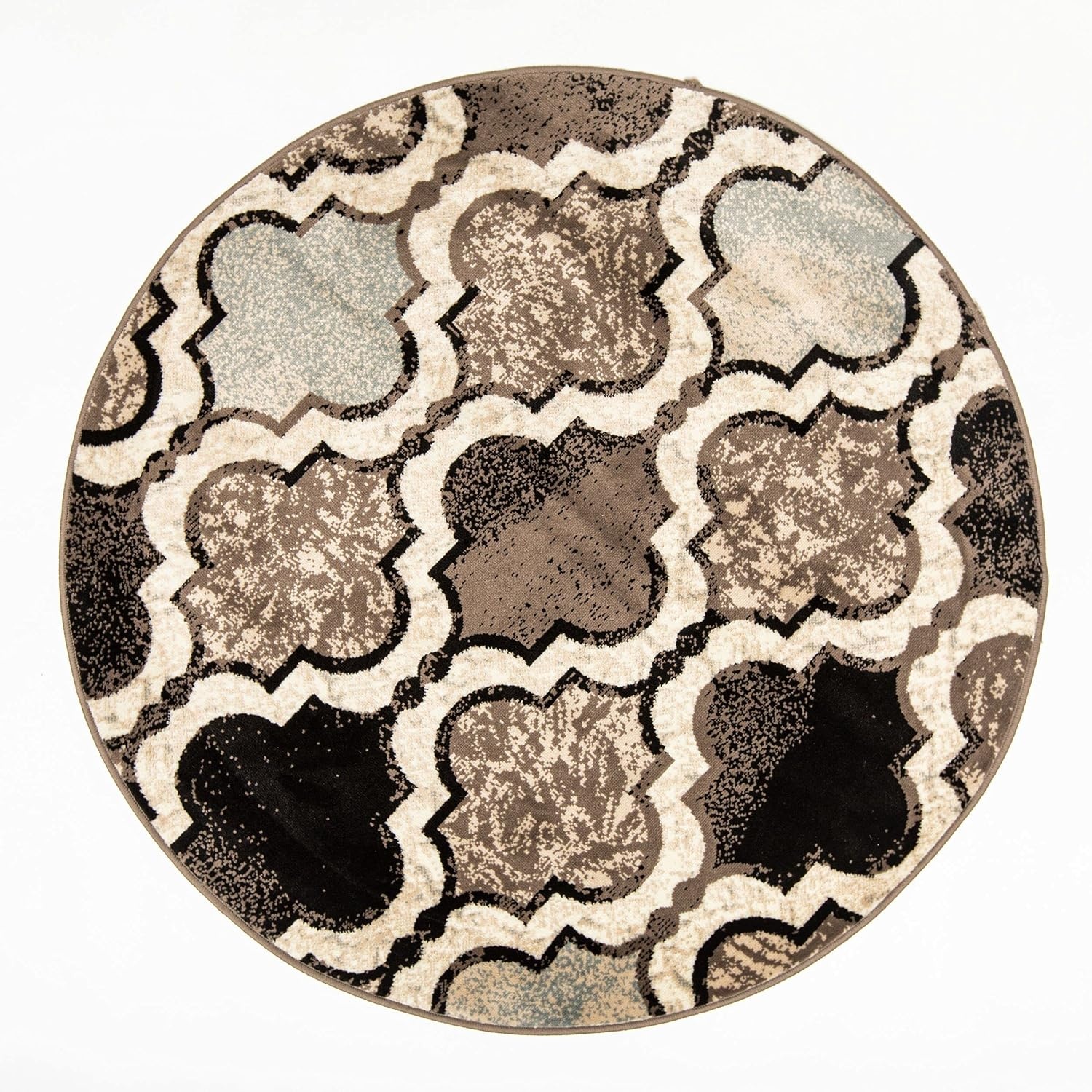 image:imageSuperior Modern Indoor Area Rug Non Slip Rug 8x8 IvoryB Ivory