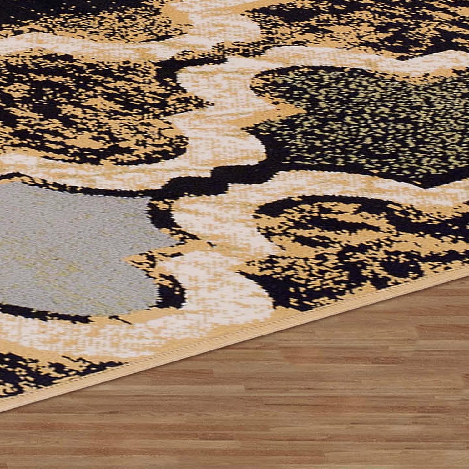 image:imageSuperior Modern Indoor Area Rug Non Slip Rug 8x8 IvoryMulticolored