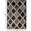 Superior Modern Indoor Area Rug, Non Slip Rug, 8’x8′, Ivory(A Chocolate)