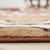 Superior Modern Indoor Area Rug, Non Slip Rug, 8’x8′, Ivory(Brown)